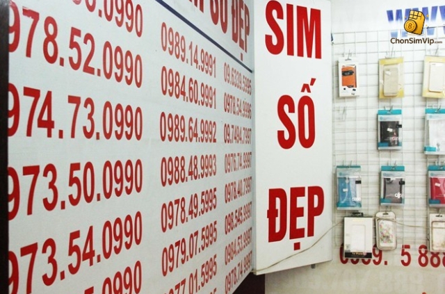Các dạng sim số đẹp phổ biến