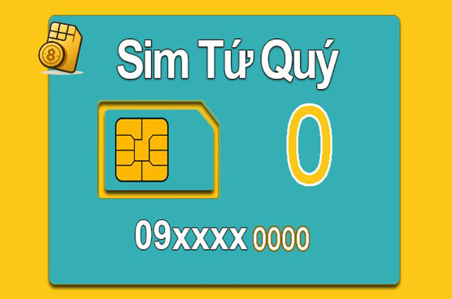 sim tứ quý giá bao nhiêu